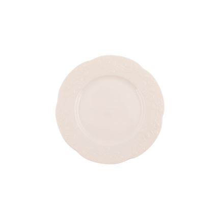 24-częściowy zestaw obiadowy, kremowy / porcelana