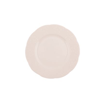 24-częściowy zestaw obiadowy, kremowy / porcelana