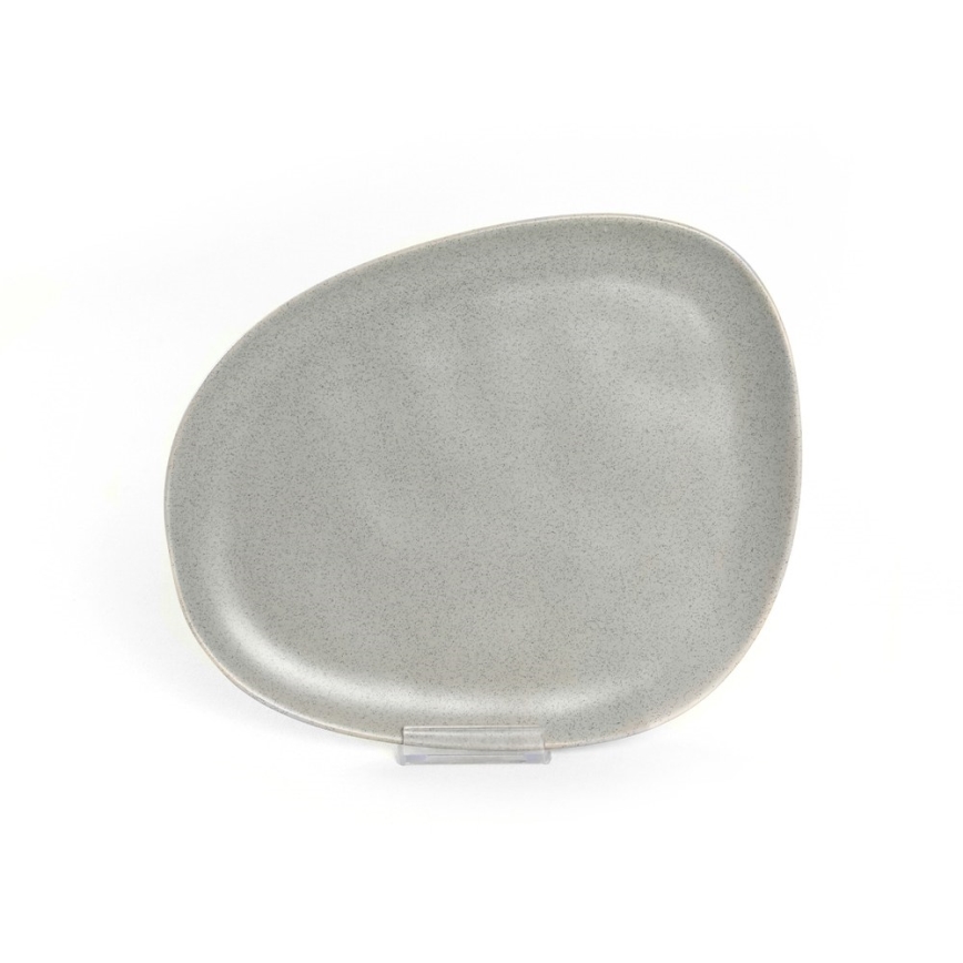 24-częściowy zestaw obiadowy, szary/kamionka