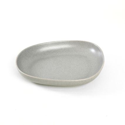 24-częściowy zestaw obiadowy, szary/kamionka