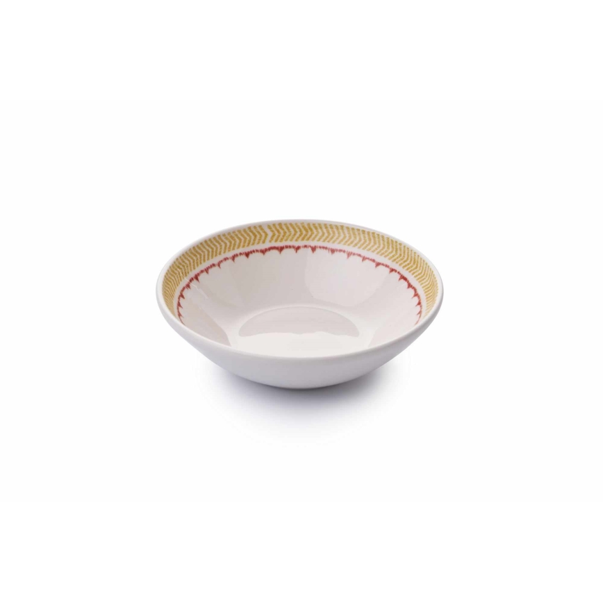 24-częściowy zestaw obiadowy, wielobarwny, ceramiczny