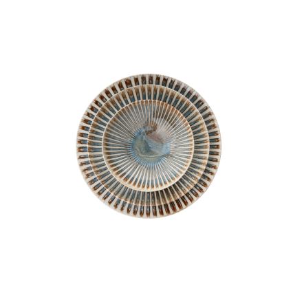 24-częściowy zestaw obiadowy, wielobarwny/porcelana