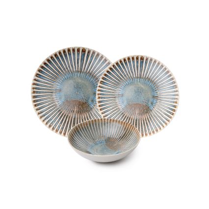 24-częściowy zestaw obiadowy, wielobarwny/porcelana