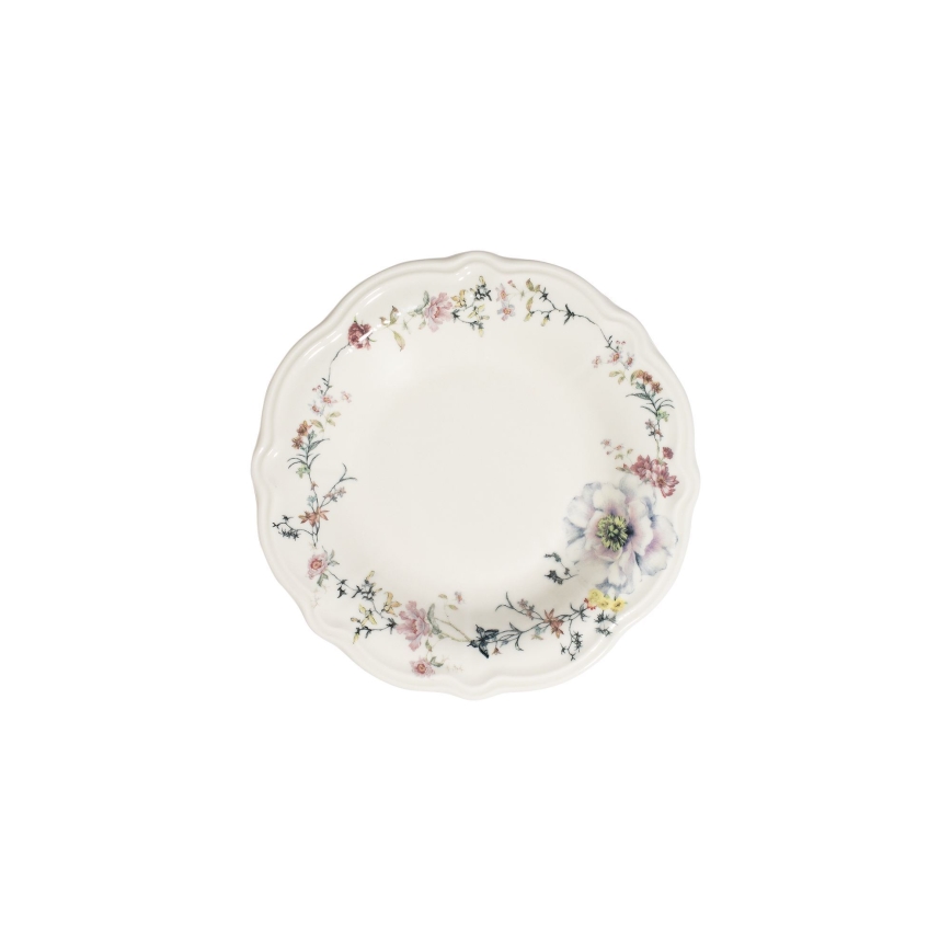 24-częściowy zestaw obiadowy, wielobarwny, porcelana