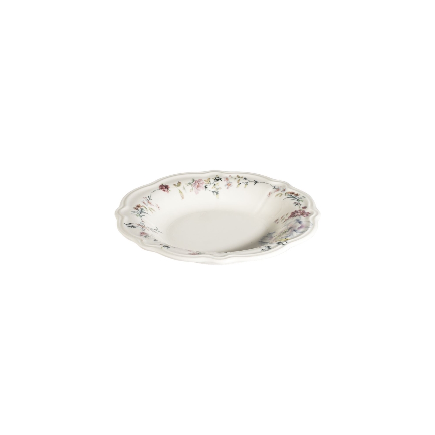 24-częściowy zestaw obiadowy, wielobarwny, porcelana