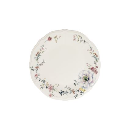 24-częściowy zestaw obiadowy, wielobarwny, porcelana