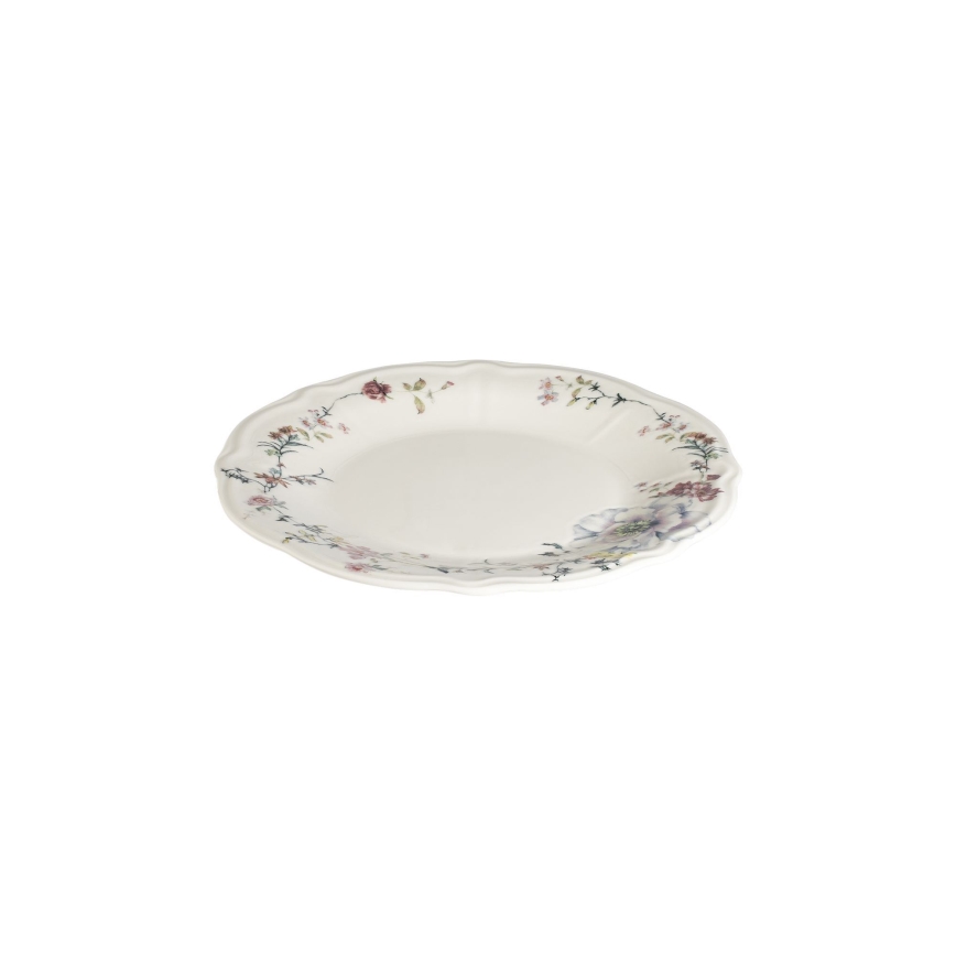 24-częściowy zestaw obiadowy, wielobarwny, porcelana