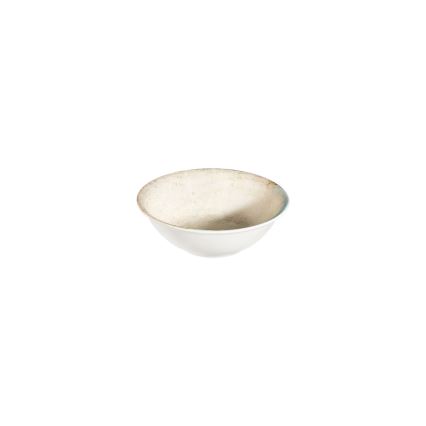 24-elementowy komplet obiadowy — niebieski/beżowy, porcelana
