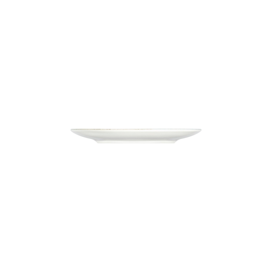 24-elementowy komplet obiadowy — niebieski/beżowy, porcelana