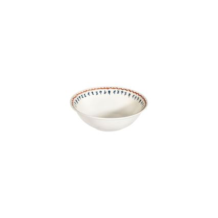 24‑częściowy wielobarwny zestaw obiadowy z porcelany