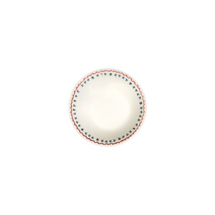 24‑częściowy wielobarwny zestaw obiadowy z porcelany