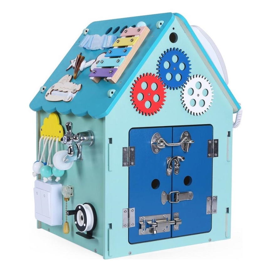 2Kids Toys - Activity board dom niebieski