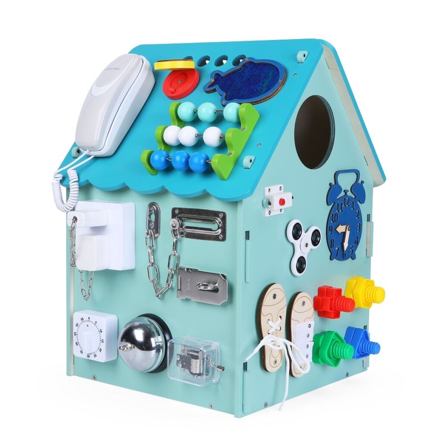 2Kids Toys - Activity board dom niebieski