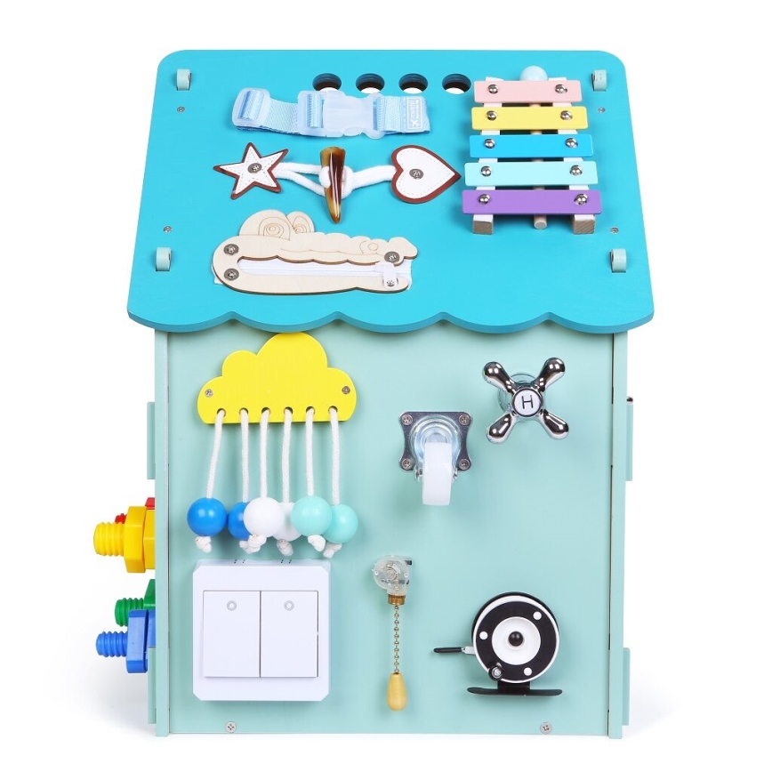 2Kids Toys - Activity board dom niebieski