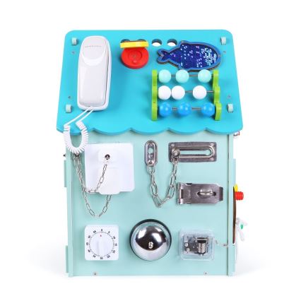 2Kids Toys - Activity board dom niebieski