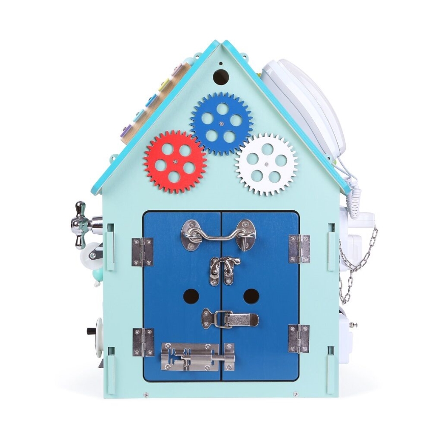 2Kids Toys - Activity board dom niebieski