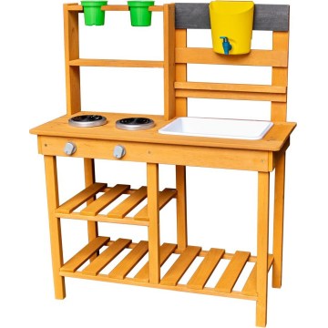 2Kids Toys - Drewniana kuchnia ogrodowa z zlewem