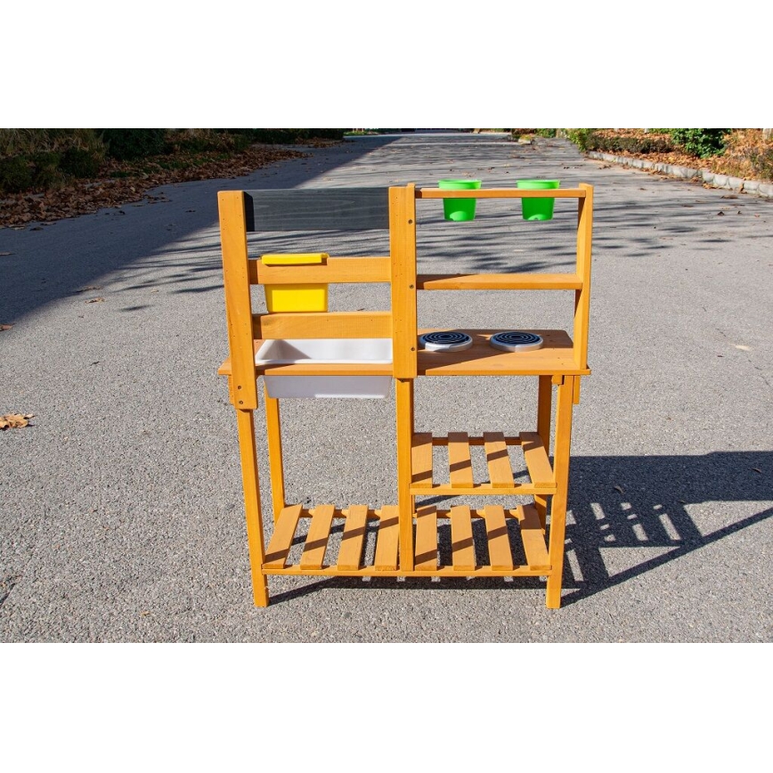 2Kids Toys - Drewniana kuchnia ogrodowa z zlewem