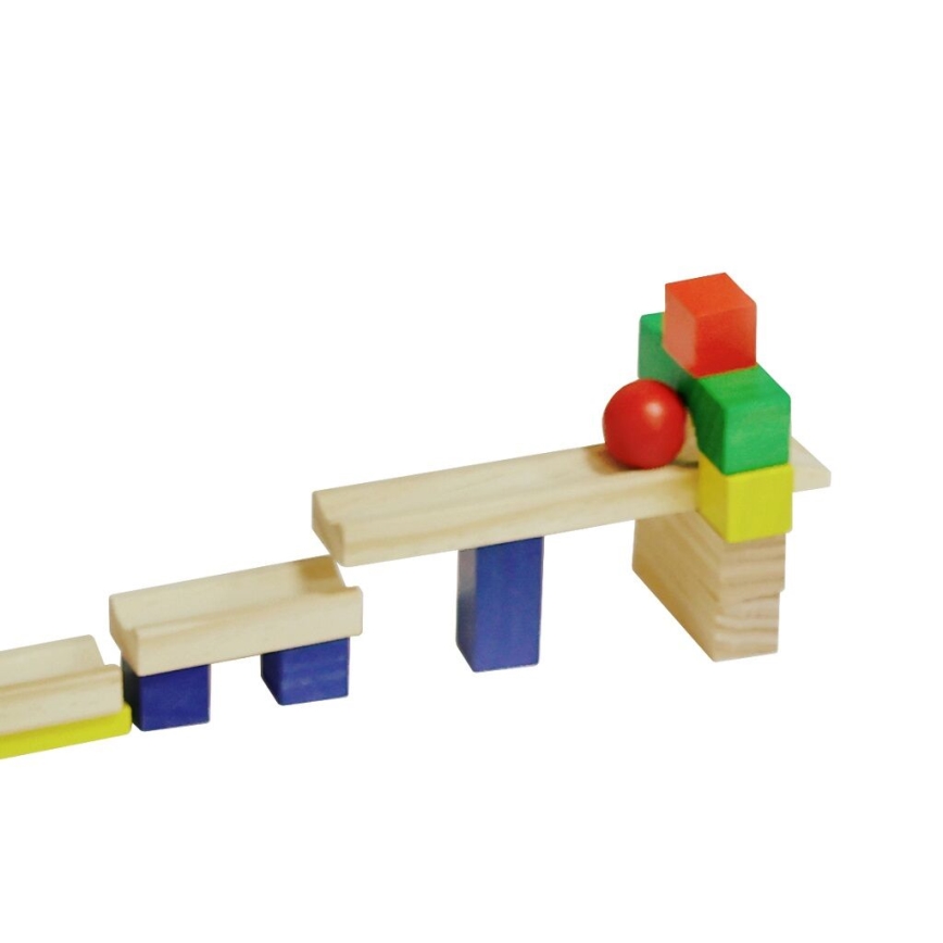 2Kids Toys - Drewniane kolorowe domino, 400 szt.