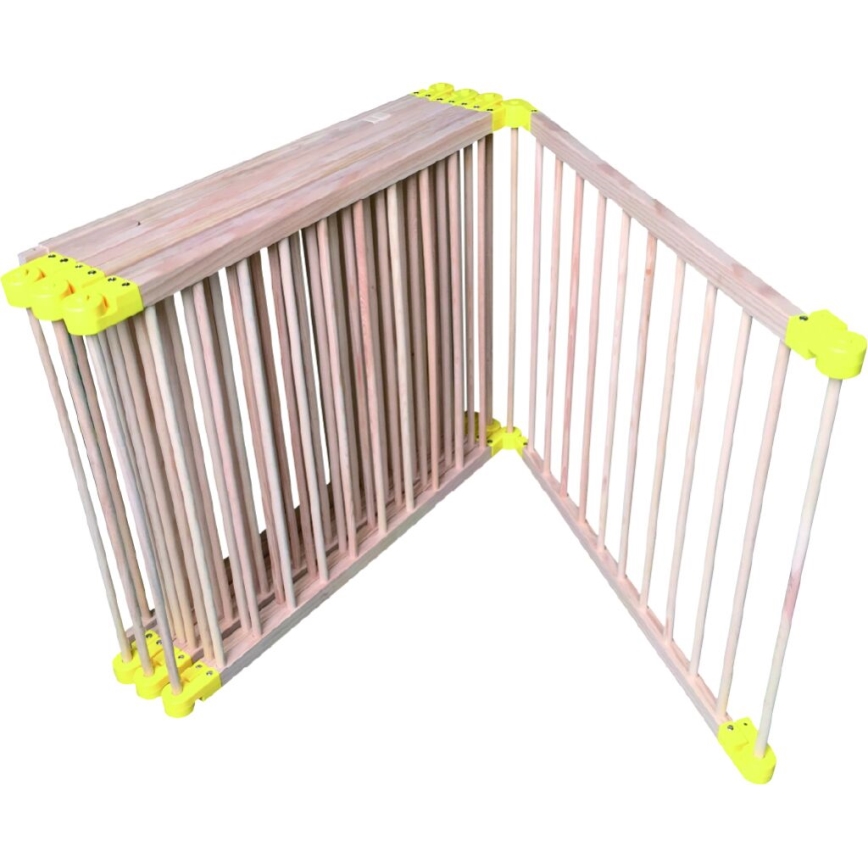 2Kids Toys - Drewniany kojec dziecięcy XXL 210x210 cm beżowy