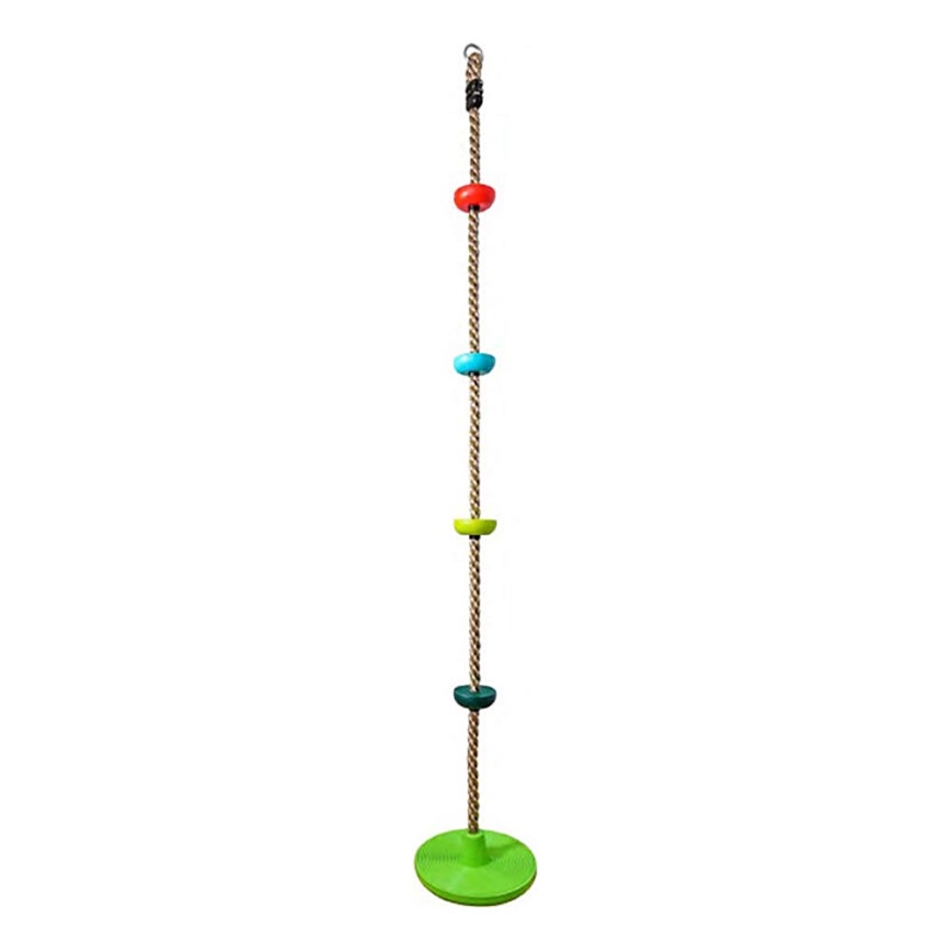 2Kids Toys - Dziecięca lina wspinaczkowa z tarczami miks kolorów