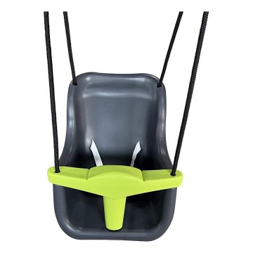 2Kids Toys - Dziecięca plastikowa huśtawka szaro-zielona