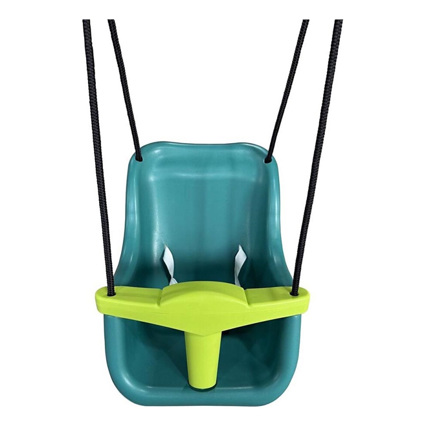 2Kids Toys - Dziecięcy plastikowa huśtawka turkusowy/zielony