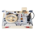2Kids Toys - Interaktywna tablica manipulacyjna w kształcie samochodu, zasilanie 3x AAA