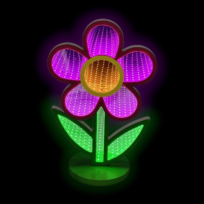 2Kids Toys - LED Neon stołowy dekoracja LED/5W/USB kwiat