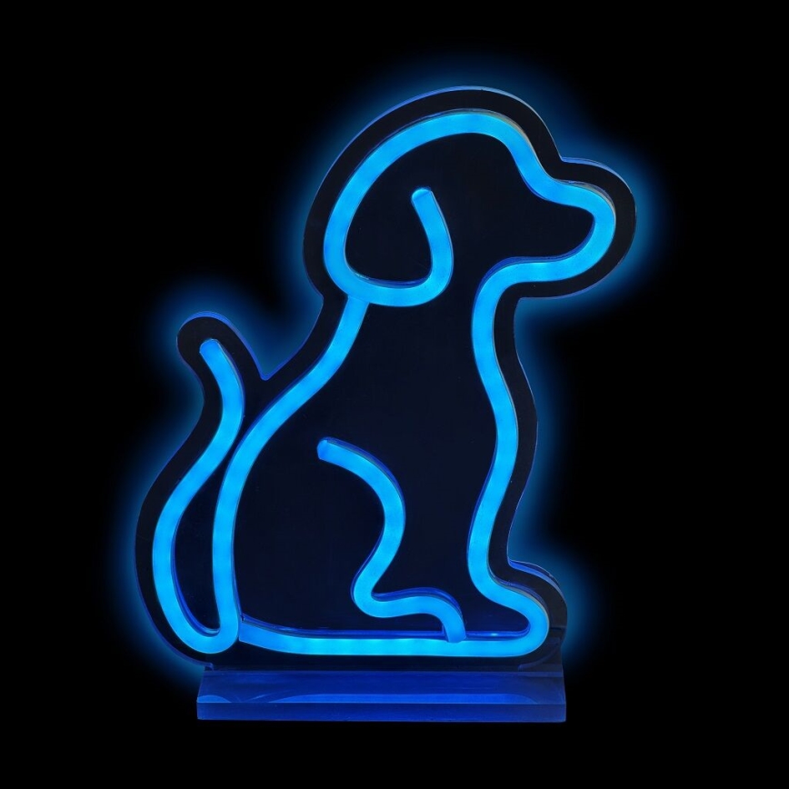 2Kids Toys - LED Neon stołowy dekoracja LED/5W/USB pies