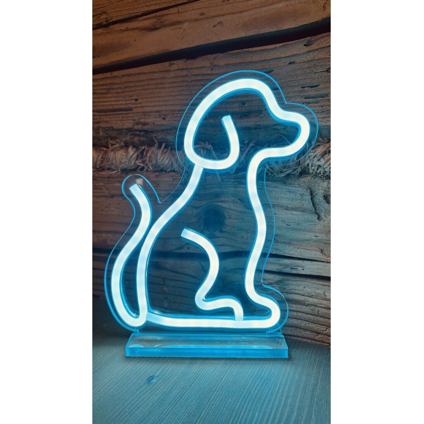 2Kids Toys - LED Neon stołowy dekoracja LED/5W/USB pies