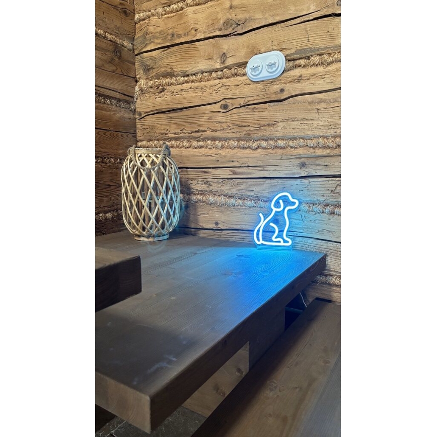 2Kids Toys - LED Neon stołowy dekoracja LED/5W/USB pies