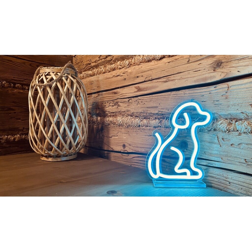 2Kids Toys - LED Neon stołowy dekoracja LED/5W/USB pies