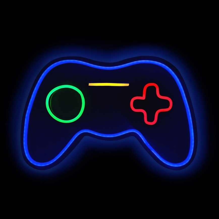 2Kids Toys - LED Neonowa dekoracja ścienna LED/5W/USB gamepad