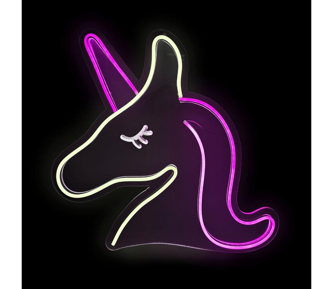 2Kids Toys - LED Neonowa dekoracja ścienna LED/5W/USB jednorożec