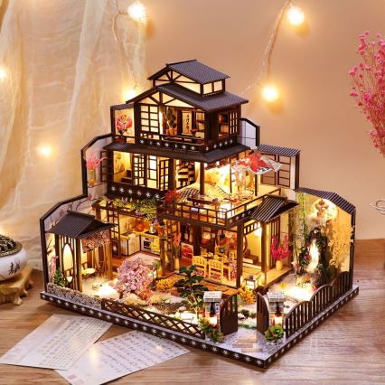 2Kids Toys - Miniatura domu Luksusowa willa sakura 2xAAA