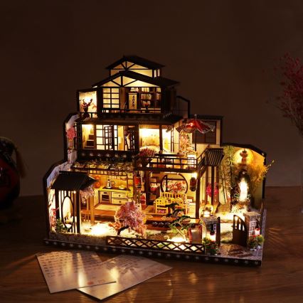 2Kids Toys - Miniatura domu Luksusowa willa sakura 2xAAA