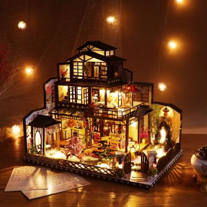 2Kids Toys - Miniatura domu Luksusowa willa sakura 2xAAA