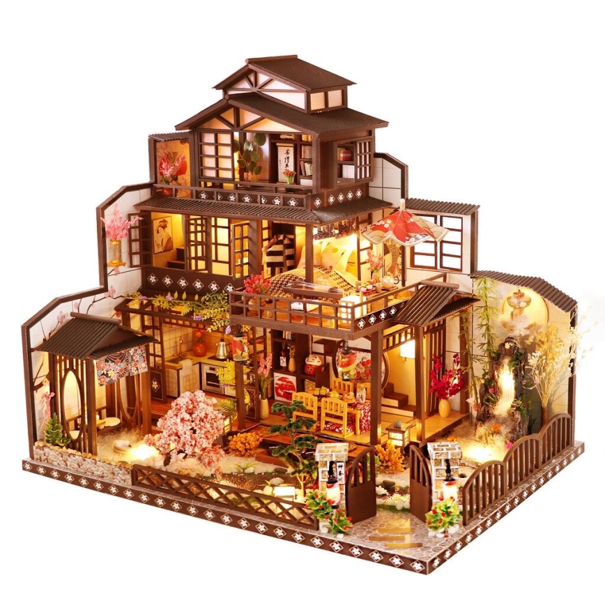 2Kids Toys - Miniatura domu Luksusowa willa sakura 2xAAA