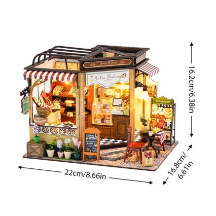 2Kids Toys - Miniatura domku Piekarnia Julii 2xAAA