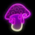 2Kids Toys - Neon LED dekoracja ścienna LED/5W/USB w kształcie grzyba