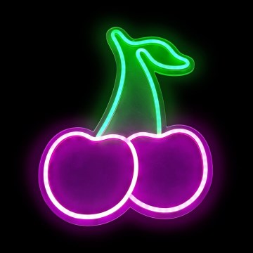 2Kids Toys - Neonowa dekoracja ścienna LED/5W/USB wiśnie