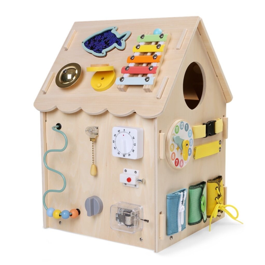2Kids Toys - Tablica aktywności domek beżowy