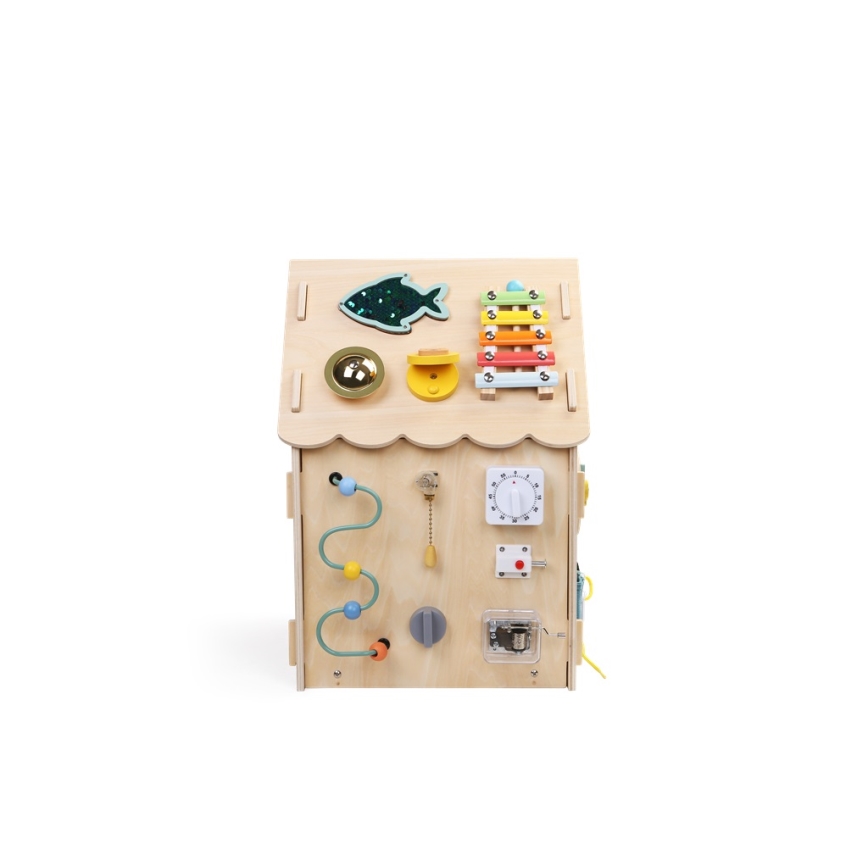 2Kids Toys - Tablica aktywności domek beżowy