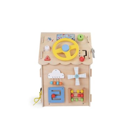 2Kids Toys - Tablica aktywności domek beżowy