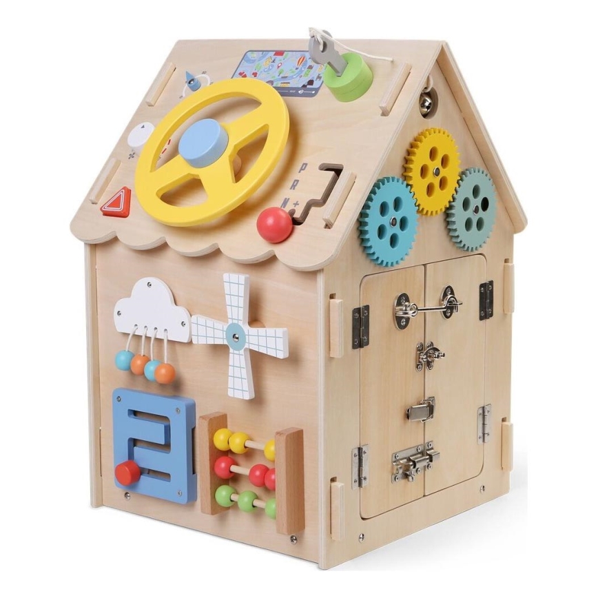 2Kids Toys - Tablica aktywności domek beżowy