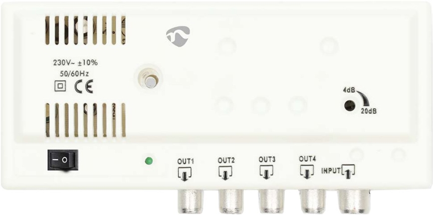 4-pasmowy wzmacniacz antenowy 230V