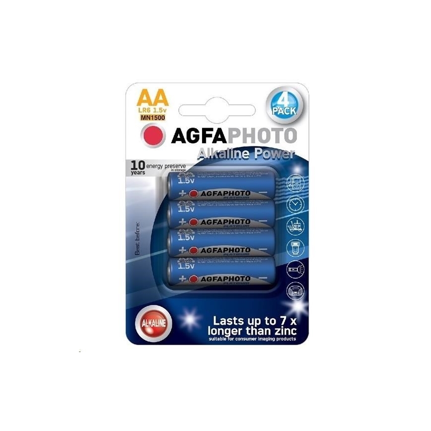 4 szt. Bateria alkaliczna AA 1,5V