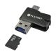 4w1 MicroSDHC 32 GB + adapter SD + czytnik kart microSD + adapter OTG