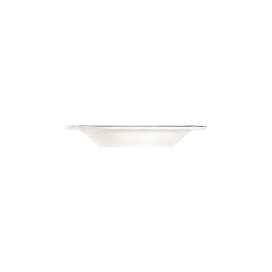 53-częściowy komplet obiadowy, biały/srebrny, porcelana